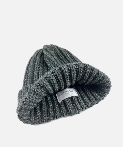 HUNTISM(ハンティズム)の「LG Knit Cap / ニットキャップ(ニットキャップ/ビーニー・メンズ・グレー/ブラック・FREE)」の7枚目の写真