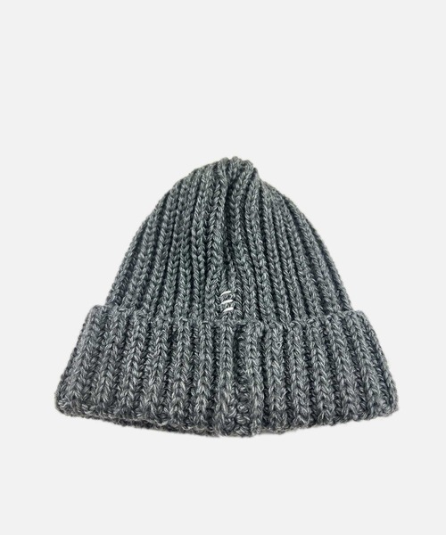 HUNTISM(ハンティズム)の「LG Knit Cap / ニットキャップ(ニットキャップ/ビーニー・メンズ・グレー/ブラック・FREE)」の6枚目の写真