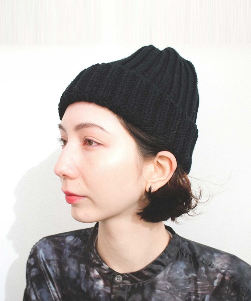 HUNTISM(ハンティズム)の「LG Knit Cap / ニットキャップ(ニットキャップ/ビーニー・メンズ・グレー/ブラック・FREE)」の10枚目の写真