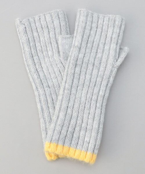 coen（コーエン）の「配色ラインリブアームウォーマー（アームカバー・レディース・ナチュラル/ライトグレー/ダークグレー/モカ・FREE）」の7枚目の写真