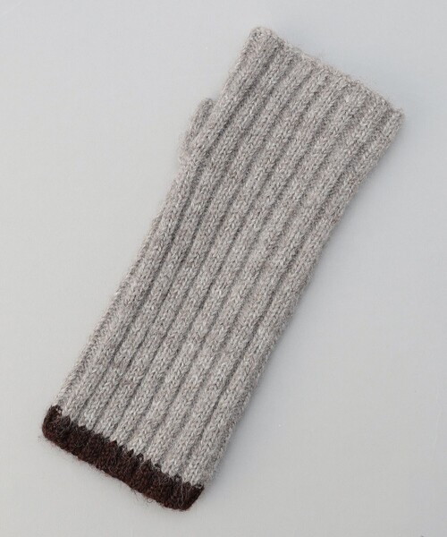 coen（コーエン）の「配色ラインリブアームウォーマー（アームカバー・レディース・ナチュラル/ライトグレー/ダークグレー/モカ・FREE）」の10枚目の写真