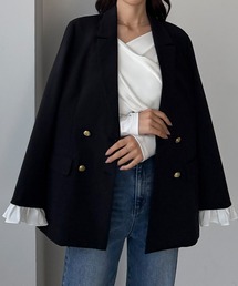 Louere（ルエレ）の「フリルレイヤードデザインジャケット（テーラードジャケット）」