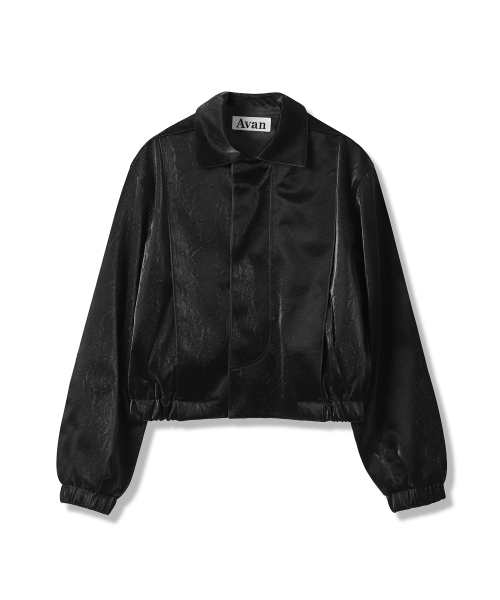 AVANDRESS(アバンドレス )の「Calla Stitch Art Leather Jacket BLACK x WHITE(ライダースジャケット・レディース・ブラック・FREE)」の3枚目の写真