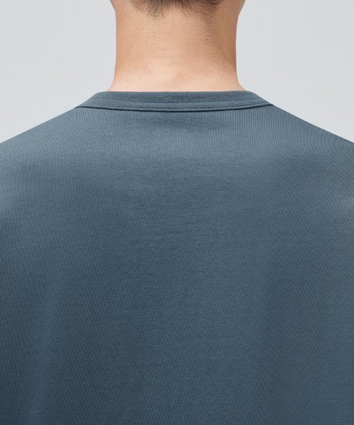 MUSINSA STANDARD（ムシンサスタンダード）の「リラックスフィットクルーネックTシャツ[ピーコックブルー]（Tシャツ/カットソー・メンズ・その他・SMALL/MEDIUM/LARGE/X-LARGE/XX-LARGE）」の4枚目の写真