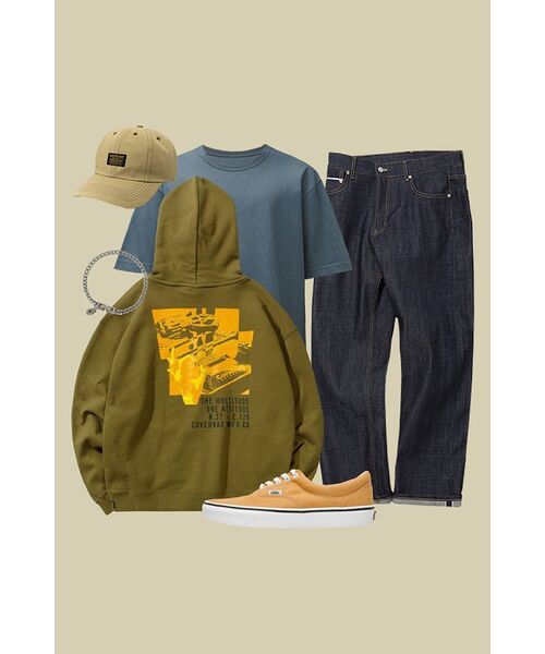 MUSINSA STANDARD（ムシンサスタンダード）の「リラックスフィットクルーネックTシャツ[ピーコックブルー]（Tシャツ/カットソー・メンズ・その他・SMALL/MEDIUM/LARGE/X-LARGE/XX-LARGE）」の8枚目の写真