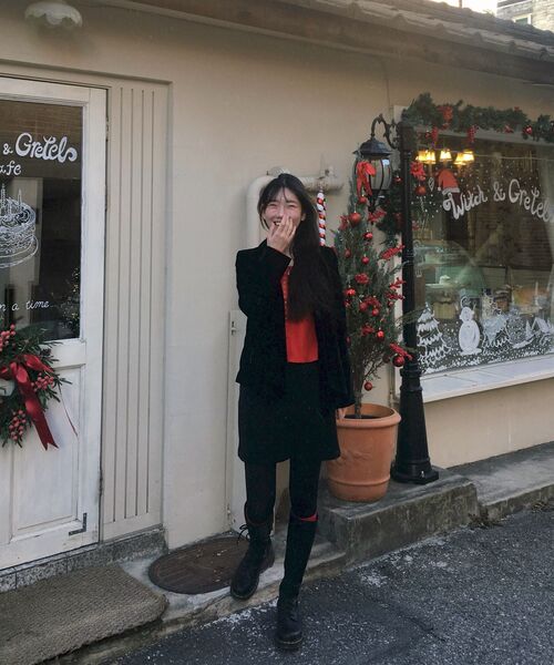 RENSE（レンセ）の「Line Snap Long Sleeve Red（Tシャツ/カットソー・レディース・その他・FREE）」の9枚目の写真