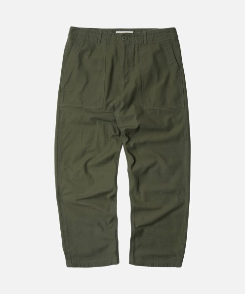 FRIZMWORKS(フリズムワークス)の「BACKSATIN FATIGUE PANTS _ OLIVE(その他パンツ・メンズ・その他・X-LARGE/SMALL/MEDIUM/LARGE)」の1枚目の写真