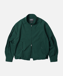 SEERSUCKER BUDDY HARRINGTON JACKET _ DARK GREEN