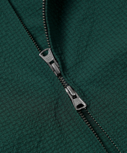 FRIZMWORKS(フリズムワークス)の「SEERSUCKER BUDDY HARRINGTON JACKET _ DARK GREEN(ブルゾン・メンズ・その他・MEDIUM/LARGE/X-LARGE)」の5枚目の写真