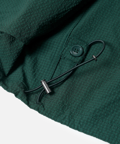 FRIZMWORKS(フリズムワークス)の「SEERSUCKER BUDDY HARRINGTON JACKET _ DARK GREEN(ブルゾン・メンズ・その他・MEDIUM/LARGE/X-LARGE)」の8枚目の写真