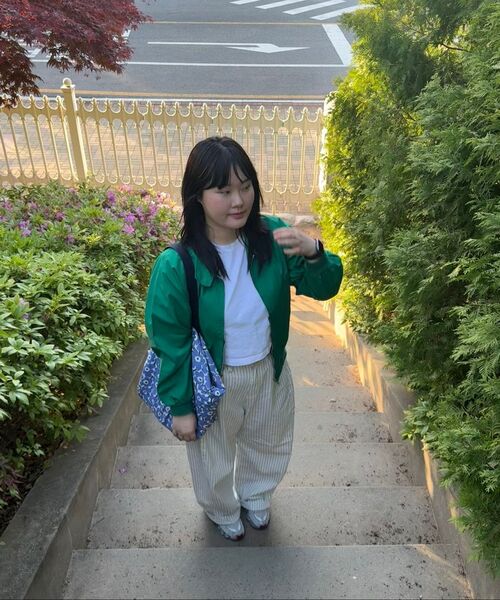 FRIZMWORKS(フリズムワークス)の「SEERSUCKER BUDDY HARRINGTON JACKET _ DARK GREEN(ブルゾン・メンズ・その他・MEDIUM/LARGE/X-LARGE)」の10枚目の写真