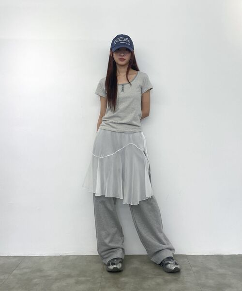 Miseki SEOUL(ミセキソウル)の「Midnight star sweat pants GREY(スウェットパンツ・レディース・その他・OS)」の4枚目の写真