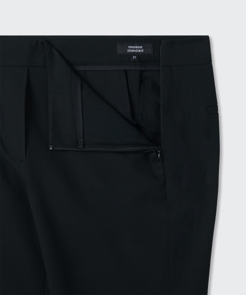 MUSINSA STANDARD WOMAN（ムシンサスタンダードウーマン）の「ウィメンズラップスカートレイヤードスラックス[ブラック]（スラックス・レディース・その他・34/32/30/31/24/25/26/27/28/29）」の5枚目の写真