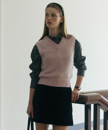 CORDUROY MINI SKIRT BLACK
