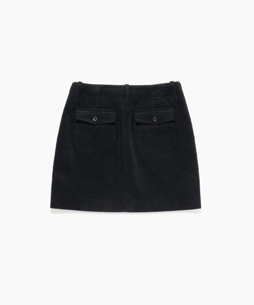 TTUDEMENT(トュードメント)の「CORDUROY MINI SKIRT BLACK(スカート・レディース・その他・SMALL/MEDIUM/LARGE)」の3枚目の写真