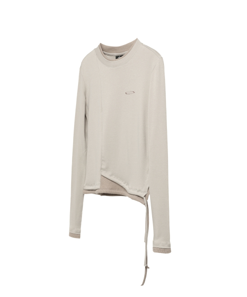 Opening Project（オープニングプロジェクト）の「W Small Logo Layered T Shirt - Brown（Tシャツ/カットソー・レディース・その他・FREE）」の8枚目の写真