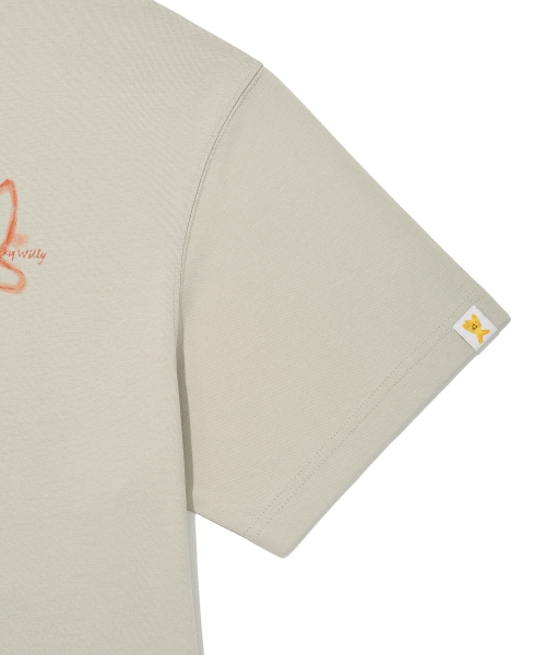 Wacky WiLLy(ワッキーウィリー)の「キキグラフィティ半袖Tシャツライトグレー(Tシャツ/カットソー・レディース・その他・SMALL/MEDIUM/LARGE/X-LARGE)」の6枚目の写真