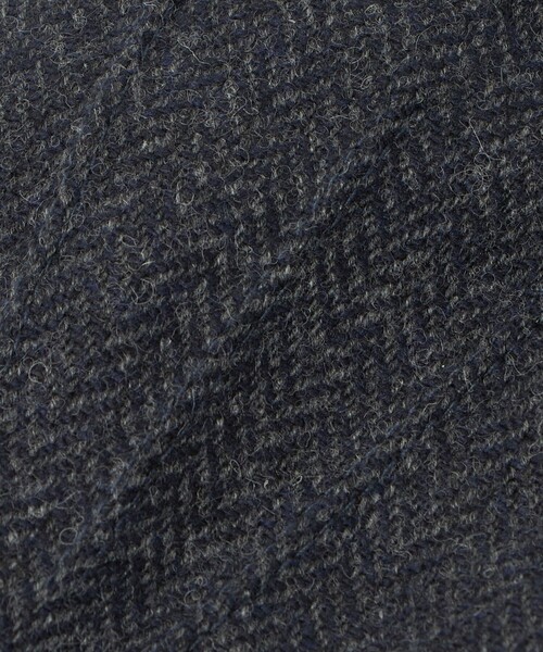 green label relaxing(グリーンレーベルリラクシング)の「MOON ムーン ヘリンボーン×レザー グローブ -タッチパネル対応-(手袋・メンズ・ネイビー/ダークブラウン/ブラック・FREE)」の14枚目の写真