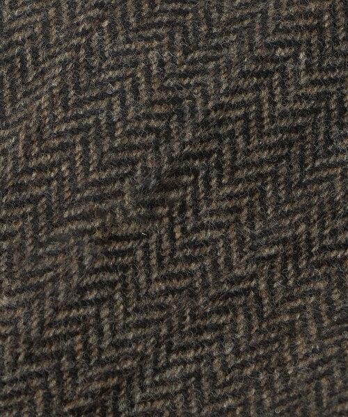 green label relaxing(グリーンレーベルリラクシング)の「MOON ムーン ヘリンボーン×レザー グローブ -タッチパネル対応-(手袋・メンズ・ネイビー/ダークブラウン/ブラック・FREE)」の16枚目の写真