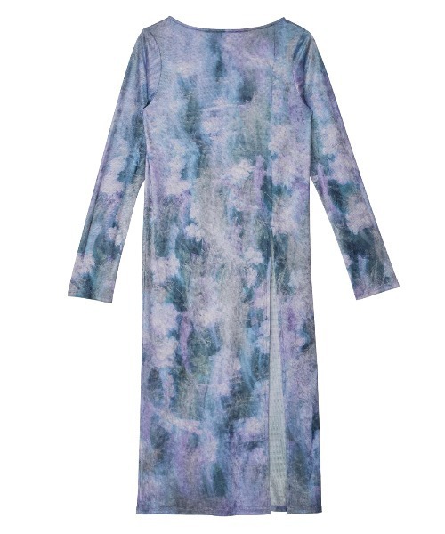 UND LANDSCAPE PRINT LONG TOP（Tシャツ/カットソー）｜Ameri（アメリ