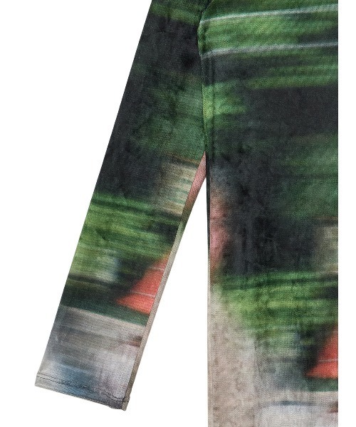 UND LANDSCAPE PRINT LONG TOP（Tシャツ/カットソー）｜Ameri（アメリ