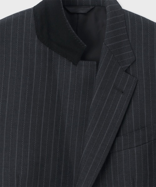 オルタネイトストライプ シングル2ボタンスーツ / 253004 609NS