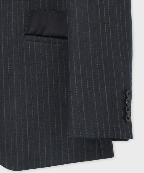 オルタネイトストライプ シングル2ボタンスーツ / 253004 609NS