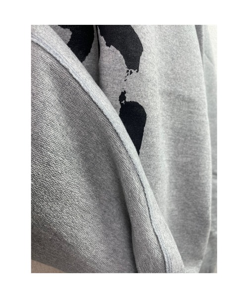 Rydia（リディア）の「DON'Tルーズラグラントップス（Tシャツ/カットソー・レディース・トップグレー/オフホワイト/ブラック・1）」の13枚目の写真