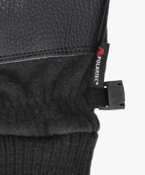 WILD THINGS(ワイルドシングス)の「WILD THINGS POLARTEC DETACHABLE MITTEN / ワイルドシングス(手袋・メンズ・ダークグリーン/ブラック・MEDIUM)」の6枚目の写真