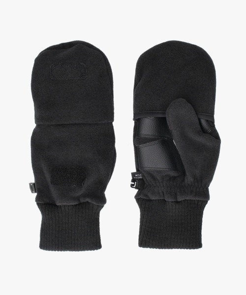 WILD THINGS(ワイルドシングス)の「WILD THINGS POLARTEC DETACHABLE MITTEN / ワイルドシングス(手袋・メンズ・ダークグリーン/ブラック・MEDIUM)」の9枚目の写真