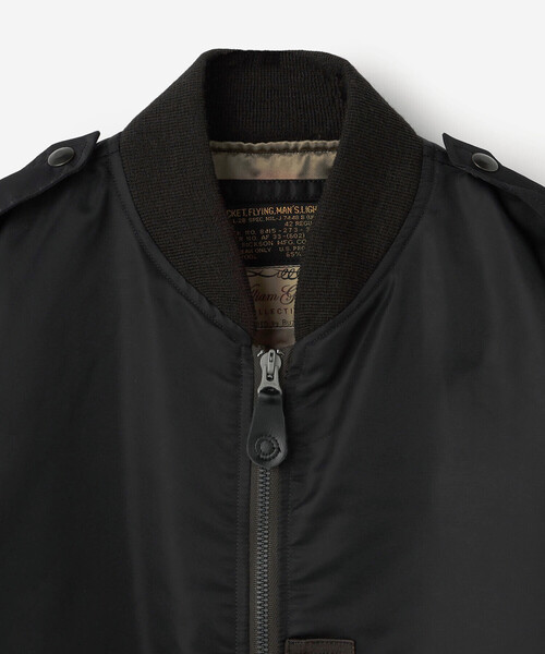 Buzz Rickson's（バズリクソンズ）の「BUZZ RICKSON'S | フライトジャケット BLACK L-2B MEN（ミリタリージャケット・メンズ・ブラック・L/M）」の4枚目の写真