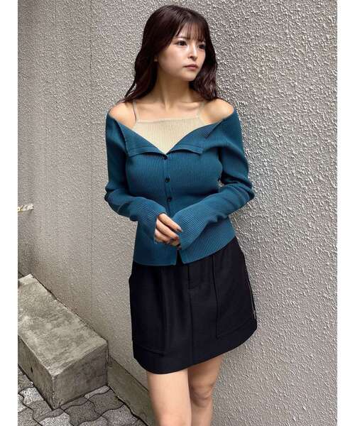 MURUA（ムルーア）の「サイドジップカーゴスカート（スカート・レディース・ブラック/グレー・2/1）」の15枚目の写真