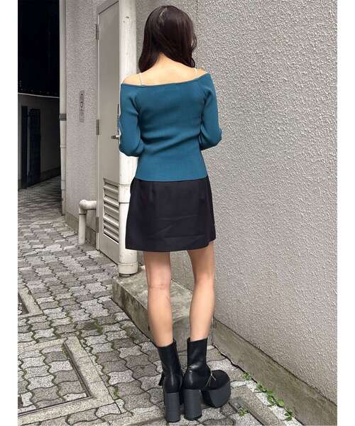 MURUA（ムルーア）の「サイドジップカーゴスカート（スカート・レディース・ブラック/グレー・2/1）」の20枚目の写真