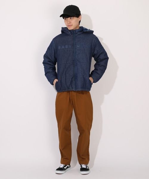 BABYDOLL(ベビードール)の「親子お揃い デニム中綿アウター 1168A(ダウンジャケット/コート・レディース・ライトインディゴブルー・ユニセックスM/ユニセックスL/ユニセックスXL/ユニセックスS)」の5枚目の写真