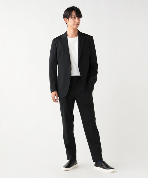 BEAMS HEART(ビームスハート)の「【4/23値下げ】トリアセテート ポンチ スラックス(セットアップ対応)(スラックス・メンズ・グリーン系その他5/ブラック・SMALL/MEDIUM/LARGE/X-LARGE)」の18枚目の写真