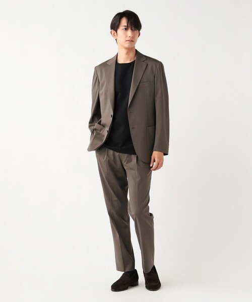 BEAMS HEART(ビームスハート)の「【4/23値下げ】トリアセテート ポンチ スラックス(セットアップ対応)(スラックス・メンズ・グリーン系その他5/ブラック・SMALL/MEDIUM/LARGE/X-LARGE)」の20枚目の写真