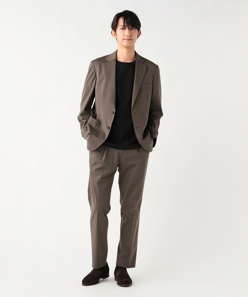 BEAMS HEART(ビームスハート)の「【4/23値下げ】トリアセテート ポンチ スラックス(セットアップ対応)(スラックス・メンズ・グリーン系その他5/ブラック・SMALL/MEDIUM/LARGE/X-LARGE)」の11枚目の写真