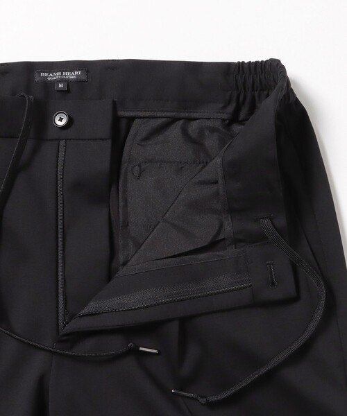 BEAMS HEART(ビームスハート)の「【4/23値下げ】トリアセテート ポンチ スラックス(セットアップ対応)(スラックス・メンズ・グリーン系その他5/ブラック・SMALL/MEDIUM/LARGE/X-LARGE)」の14枚目の写真