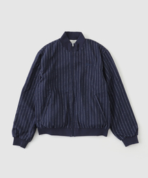 GRAND COLLECTION / グランド コレクション REVERSIBLE PINSTRIPE WOOL/COTTON J