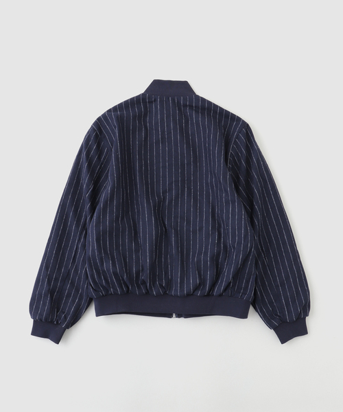 WISM(ウィズム)の「GRAND COLLECTION / グランド コレクション REVERSIBLE PINSTRIPE WOOL/COTTON J(その他アウター・メンズ・ダークブルー・MEDIUM/LARGE)」の3枚目の写真
