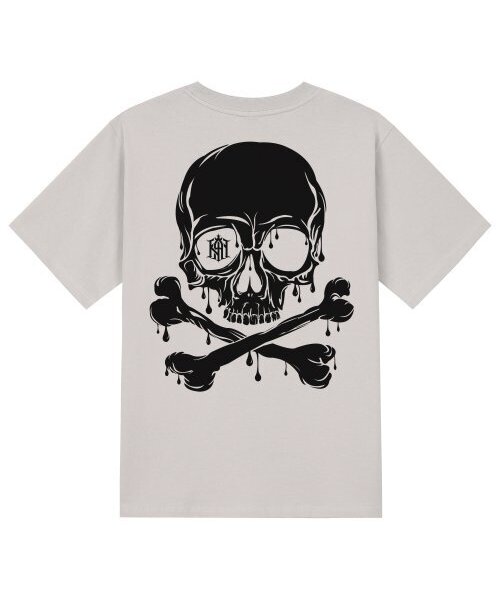 KAN6312(カン6312)の「KTC0010 スカルブラッド 半袖Tシャツ - ベージュ(Tシャツ/カットソー・メンズ・その他・LARGE/MEDIUM/SMALL/X-LARGE)」の1枚目の写真