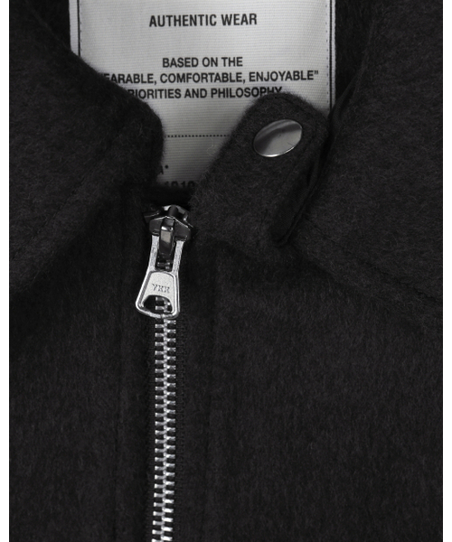 BESLOW(ビースロー)の「CASHMERE MILITARY ZIP-UP JACKET BLACK(その他アウター・メンズ・その他・LARGE/MEDIUM/SMALL/X-LARGE)」の3枚目の写真