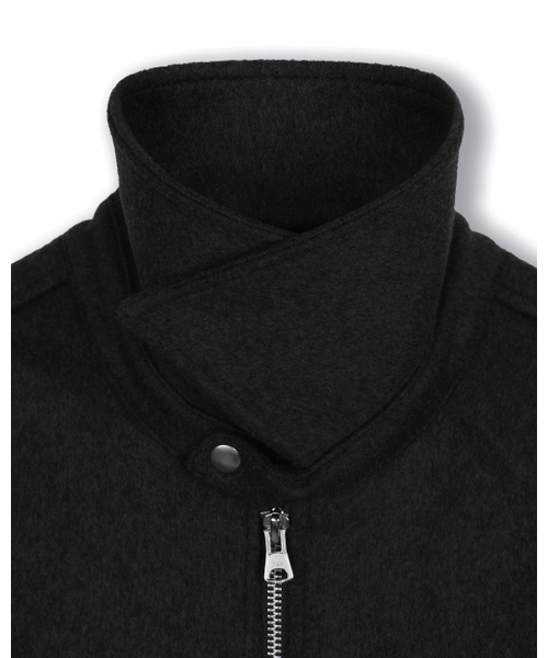BESLOW(ビースロー)の「CASHMERE MILITARY ZIP-UP JACKET BLACK(その他アウター・メンズ・その他・LARGE/MEDIUM/SMALL/X-LARGE)」の4枚目の写真