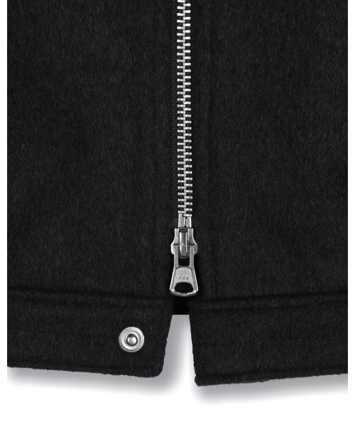 BESLOW(ビースロー)の「CASHMERE MILITARY ZIP-UP JACKET BLACK(その他アウター・メンズ・その他・LARGE/MEDIUM/SMALL/X-LARGE)」の6枚目の写真