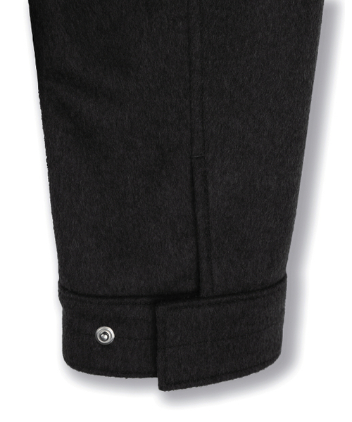 BESLOW(ビースロー)の「CASHMERE MILITARY ZIP-UP JACKET BLACK(その他アウター・メンズ・その他・LARGE/MEDIUM/SMALL/X-LARGE)」の7枚目の写真