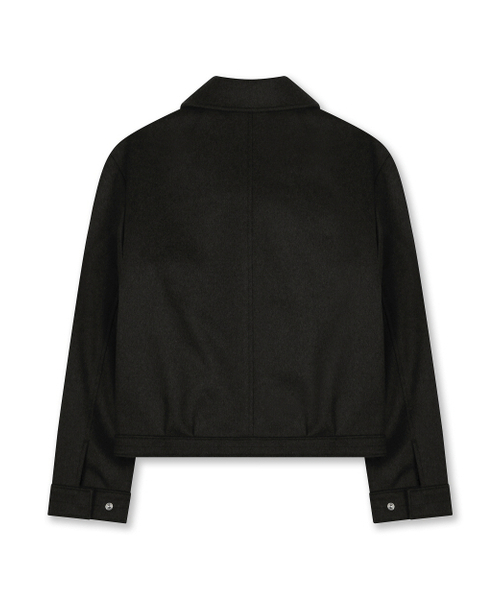 BESLOW(ビースロー)の「CASHMERE MILITARY ZIP-UP JACKET BLACK(その他アウター・メンズ・その他・LARGE/MEDIUM/SMALL/X-LARGE)」の9枚目の写真