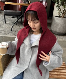 バーガンディ」に該当するレディースのマフラーファッション通販