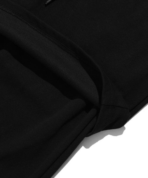 NICE GHOST CLUB（ナイスゴーストクラブ）の「LOGO SWEAT LAYERED PANTS_BLACK(NG2DFUPA91A)（その他パンツ・レディース・ブラック・F）」の3枚目の写真