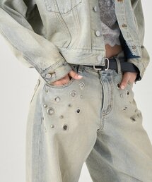 WHO'S WHO gallery | EYELET LOW RISE DENIM /アイレットローライズデニム(デニムパンツ)