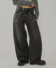 WHO'S WHO gallery | EYELET LOW RISE DENIM /アイレットローライズデニム(デニムパンツ)
